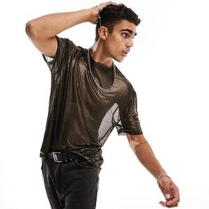 ASOS Metallic Sheen Men's Shirt